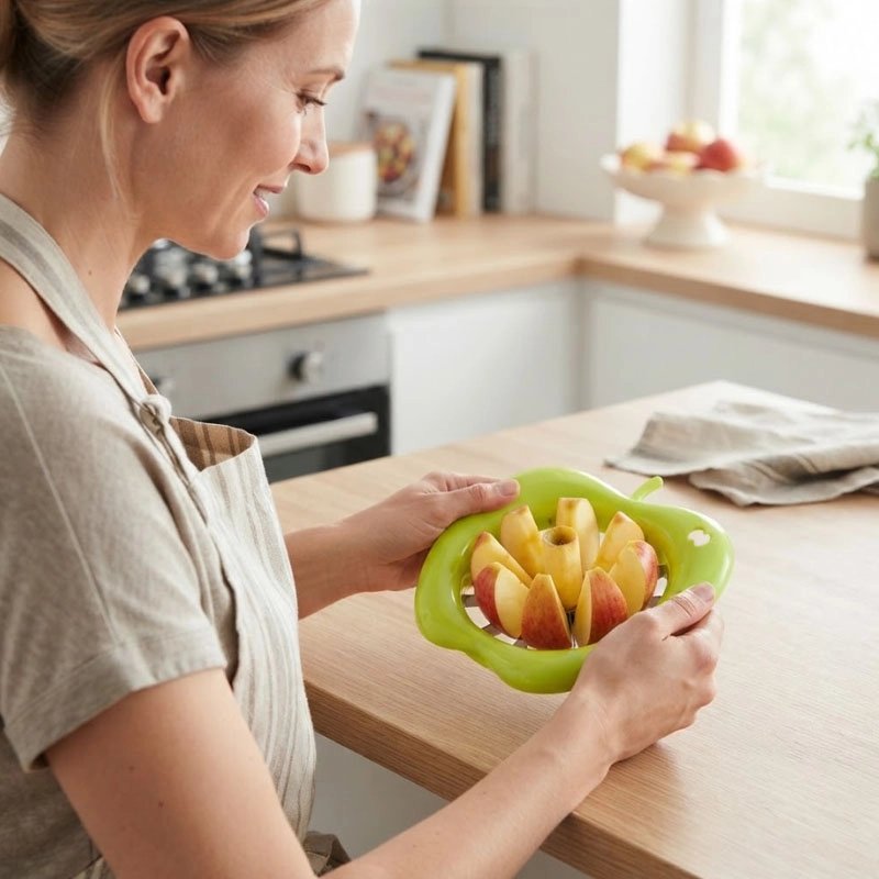 Coupe pomme lame acier pom'coup