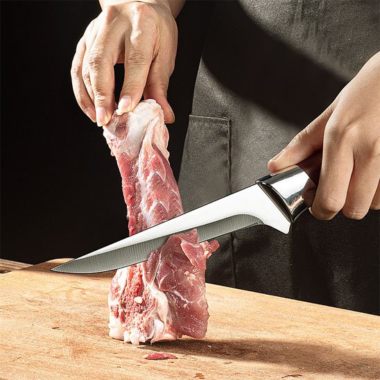 Couteau cuisine professionnel polyvalent lame inox ultra tranchante