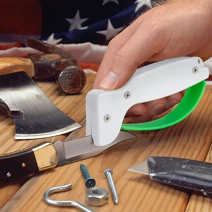Affûteur couteau blanc et  vert prof edge