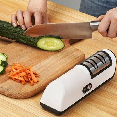 aiguiseur a couteaux electrique compact affuty