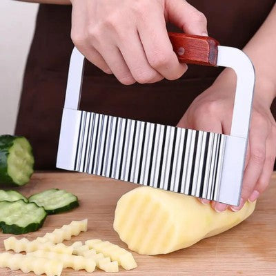 coupe frite ondulee facile utilisation wave