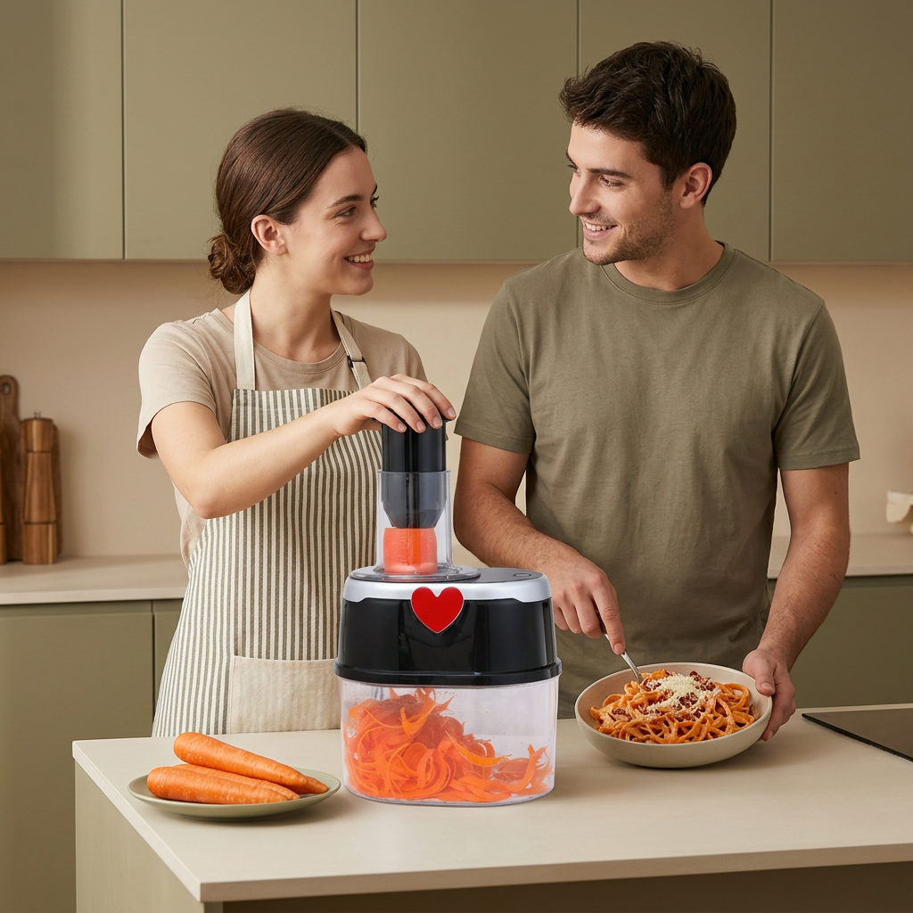 coupe légumes électrique créativité culinaire chef automatique