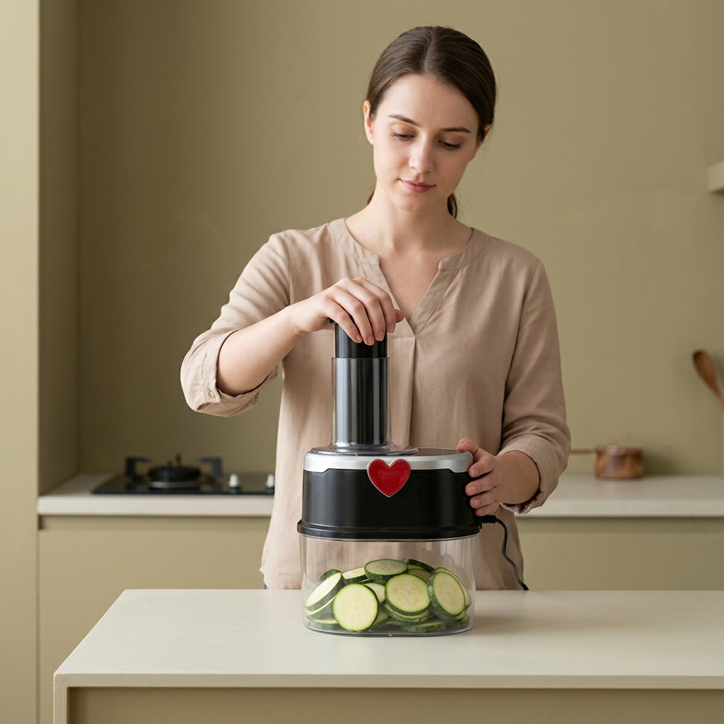 coupe légumes électrique gain temps chef automatique