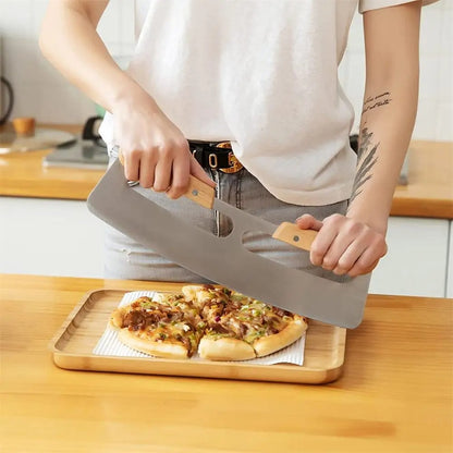 coupe pizza polyvalent design inox