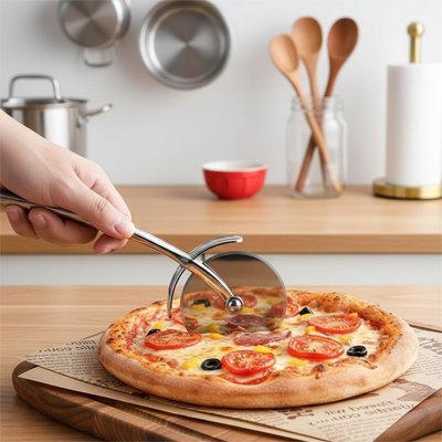 Couteau à pizza robuste professionnel