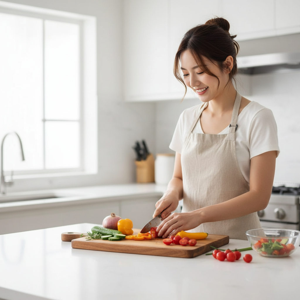 planche a decouper bois naturel artisanale antibacterienne