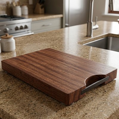 Planche à découper bois dureté exceptionnelle élégante et robuste