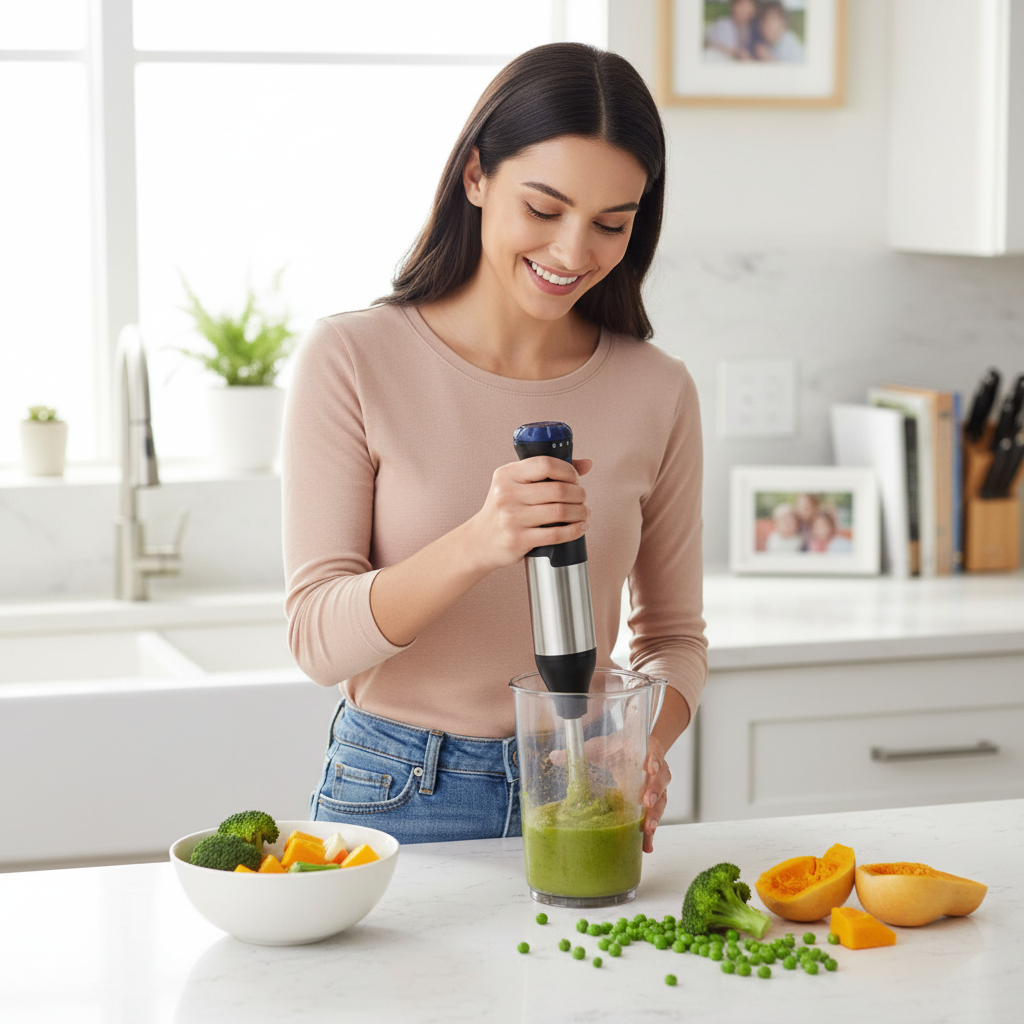 presse puree electrique 5 vitesses multifonction 4 en 1