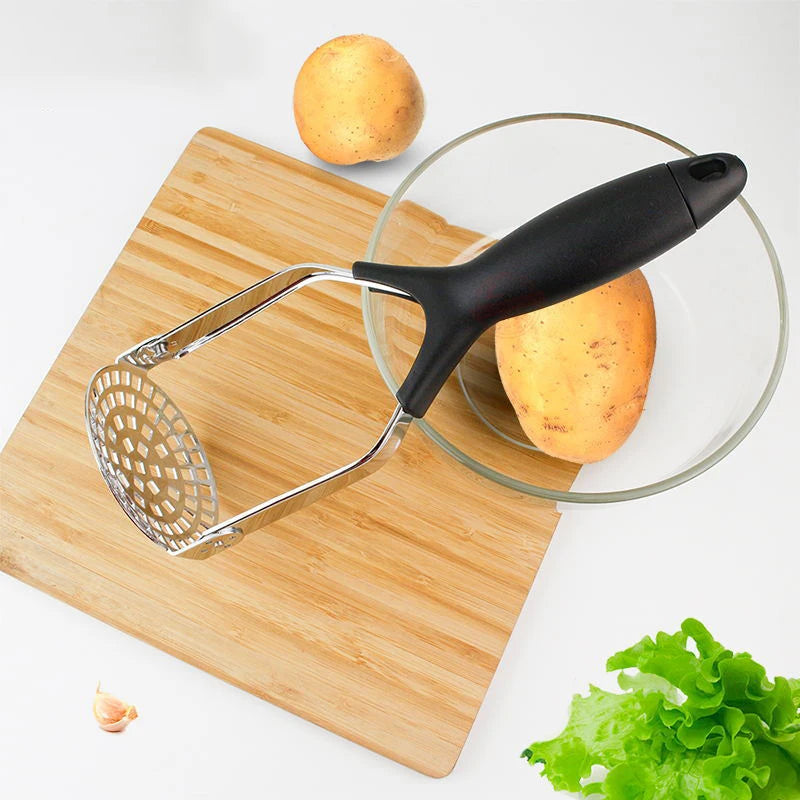 presse puree poignee ergonomic inox