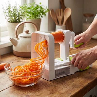Spiraliseur de légumes sans effort multifonction rapide