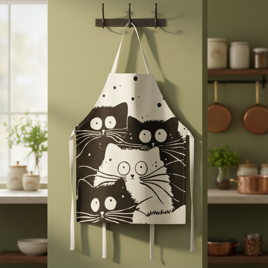 tablier de cuisine col licou encre & griffes